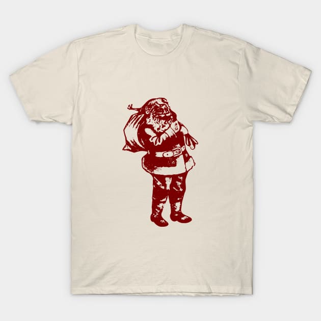 Vintage Santa T-Shirt by GloopTrekker